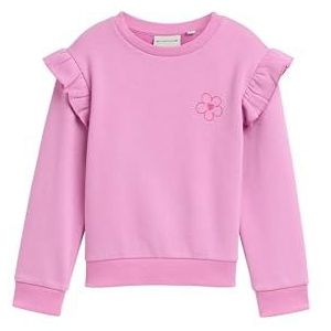 TOM TAILOR - Sweatshirt - Pink - Effen - Lange Mouw - Normale Pasvorm