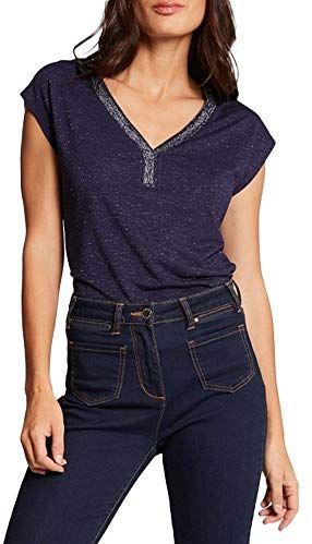 Morgan T-shirt met Glitters Marine