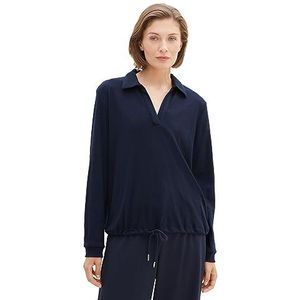 TOM TAILOR Sweatshirt voor dames, 10668 - Sky Captain Blue, M