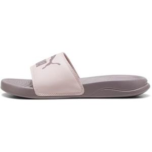 Badslippers - Mauve Mist/Plum Jam - Gedessineerd - Synthetisch