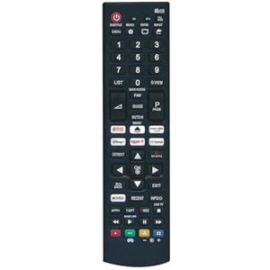 Jolly Line Compatibele universele tv-afstandsbediening voor LG, compatibel met LG tv's, geen configuratie nodig, JL1718-2/COMP