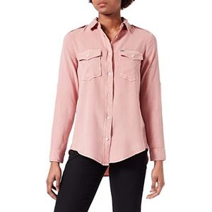 LTB Jeans Simele blouse voor dames, Dust Roze Clay X Wash 53737, XL