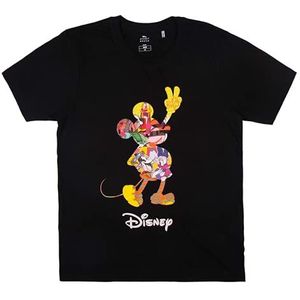Disney 141315 shirt met lange mouwen, zwart, uniseks, volwassenen