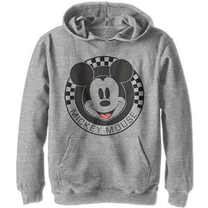 Disney Mickey Mouse geruite hoodie voor jongens, Atletische Heide, S