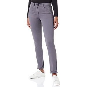 TOM TAILOR Dames alexa slim broek 1021692, 15417 - Evident Anthracite, 32W / 32L