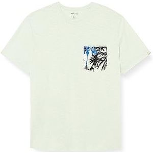 JACK & JONES PLUS JORTULUM Pocket Tee SS Crew Neck PLS T-shirt, pale blue, 5XL, lichtblauw, 5XL