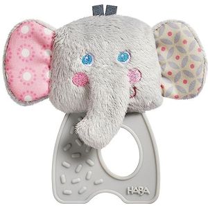 HABA Elephant-speelgoed voor bijt, siliconen, wasbaar, BPA-vrij, voor baby's, 306958, 306958, kleurrijk