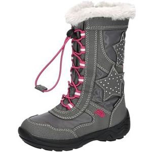 Lico CATHRIN Meisjes Sneeuwlaarzen, Grijs/felroze, 36 EU