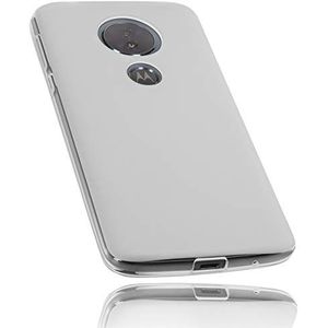 mumbi Hoesje Compatibel met Motorola Moto G6 Play Mobiele Telefoon Hoesje Transparant Wit