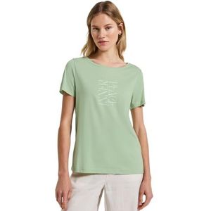 Soft Jade Green - Imprimétop - Korte Mouwen - Ronde Hals - Regular Fit