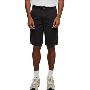 Urban Classics Organic Skater Chino Shorts voor heren, zwart, 28