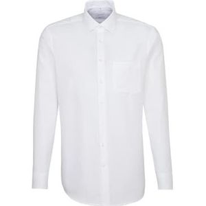 Seidensticker Zakelijk overhemd Regular Chemise, Blanc (Weiãÿ 01), 42