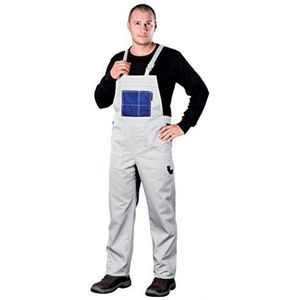 Reis Mmswn_56 Multi Master Protective Bib-Pants, White-Blue, 56 Size