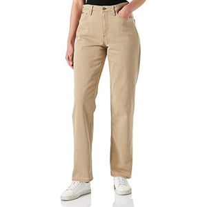 Tommy Hilfiger Nieuwe klassieke rechte Hw Cw Jeans voor dames, Beige, 36W / 32L