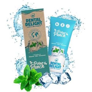 Polar Punch Mint Gletsjer smaak van DENTAL DELIGHT | veganistisch klimaatneutraal zonder microplastic