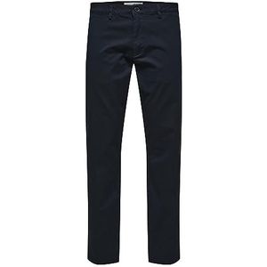 SELETED HOMME Men's SLHSLIM-New Miles 175 Flex Pants W N Chino, Dark Sapphire, 38/32, Dark Sapphire, 38W x 32L