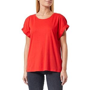 DKNY Dames Tops, T-shirts & Blouses T-Shirt, Poppy RED, XL, Poppy Red, XL