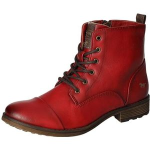 Mustang Dames 1359-502 enkellaarzen, rood, 42 EU