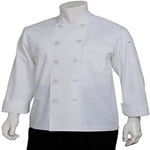 Chef Works A371-S Le Mans Chefs Jack, Wit