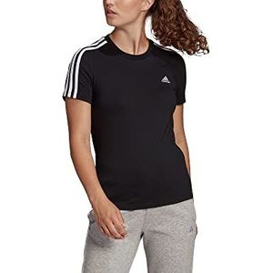 adidas Essentials Slim T-shirt met korte mouwen, Black/White, S