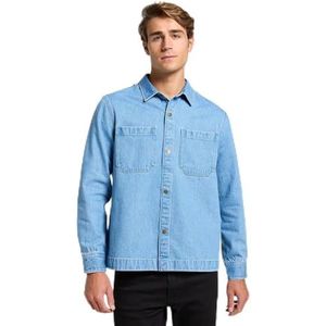 Lee - Overshirt - Lichte Wassing - Denim - 2 Zakken