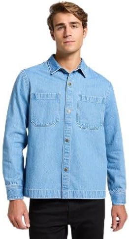 Lee - Overshirt - Lichte Wassing - Denim - 2 Zakken