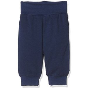 Schnizler Baby-uniseks pompbroek Interlock Pump gemaakt van 100% katoen, comfortabele en hoogwaardige broek met elastische buikwikkel, blauw (marine 11), 50 cm