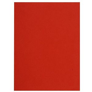 Exacompta - ref. 150012E - Set van 100 felkleurige inlegmappen FLASH 80 g/m2 - 100% gerecycleerd en Blauer Engel gecertificeerd - Afmetingen: 22 x 31 cm voor A4 - kleur rood