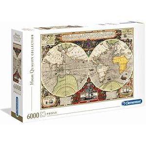 Nautische Wereldkaart Puzzel (6000 stukjes)