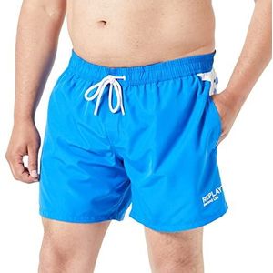 Replay Heren LM1128 Boardshorts, 184 OLTREMARE Blue, L, 184 Oltremare Blauw, L