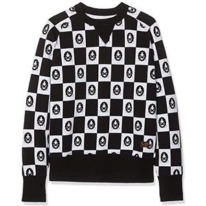 Kings of Indigo Parnell Sweatshirt voor heren, zwart (heckerboard Black 6902), L