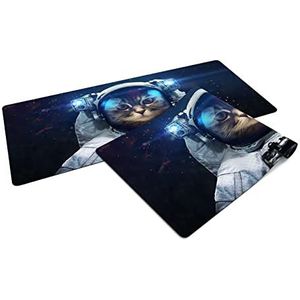 PLAYMATS Muismat - Cat Astronaut 90 cm x 40 cm