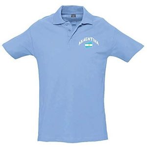 Supportershop Polo Rugby Argentinië hemelsblauw unisex