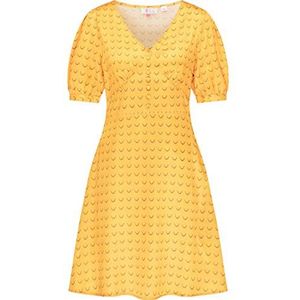 IZIA Midi-jurk voor dames 19311548, mosterd, XL