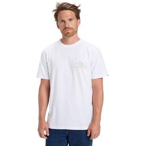 Quiksilver T-shirt met korte mouwen Light Waves SS wit XS