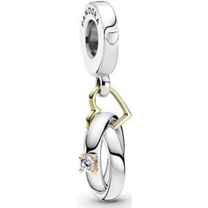 Charm Pandora anillos boda 799319C01 mujer plata