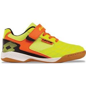 LOTTO Flitter K Sneakers voor kinderen, Fr Yellow Fr Orange, 31 EU