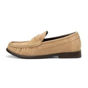 Marc O'Polo - Instappers - Lichtbruin - Leer - Suède