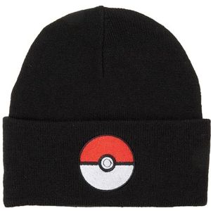 NAME IT Babyjongens Nkmskjalm Pokemon Knithat Box Sky gebreide muts, zwart, 51-52