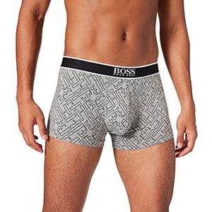 BOSS Hugo heren boxer onderbroek shorts Trunk 24 Print, Medium Grey31, XL