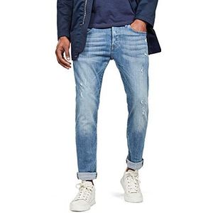 G-Star Raw 3301 Slim Fit Jeans heren, Lt Aged Destroy 9136-1243, 25W / 26L