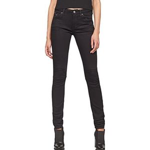 G-STAR RAW 5622 Mid Waist Skinny Jeans Dames - zwart - W28/L34