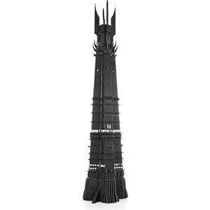 Metal Earth 3D-puzzel Orthanc Tower, Lord of the Ringen, metalen puzzel, bouwmodellen voor volwassenen, gemiddeld niveau, 4 x 3,5 x 22,3 cm