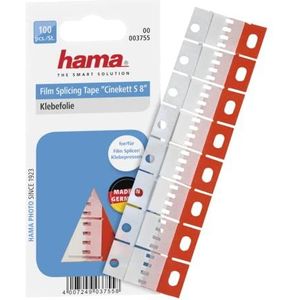 Hama plakfolie voor Super 8 films, S8., rood, wit, 100 Stuk
