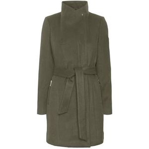 VERO MODA Damesmantel, Ivy Green/Detail: Solid, M