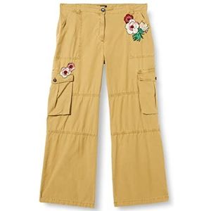 Pinko Gabardina Gezuiverde broek voor dames, V64_Gothic Olive, 46 NL