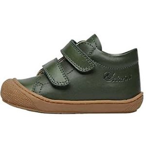 Naturino Cocoon VL leren loopschoenen, Green Bottle, 22 EU