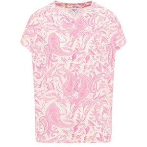 usha FESTIVAL Damesblouse met korte mouwen, Roze wolwit, XL