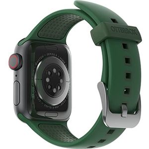 OtterBox horlogeband voor de hele dag voor Apple Watch Series 9/8/7/6/SE 2e gen/SE 1e gen/5/4/3 - 38mm/40mm/41mm, vervangende duurzame, zachte siliconen band voor Apple Watch, Donkergroen