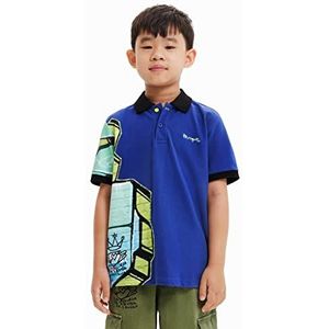 Desigual Boy's Mountain 5000 Navy Polo Shirt, Blauw, 4 Jaar, blauw, 4 Jaar